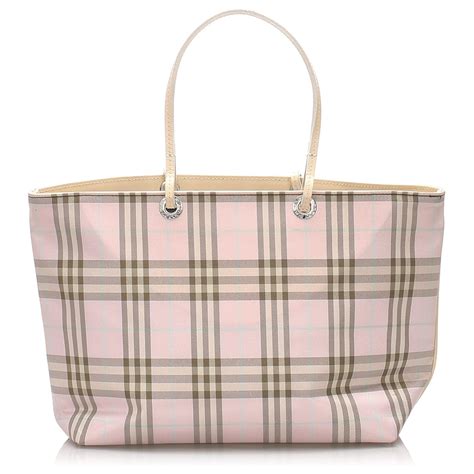 burberry tote bag pink